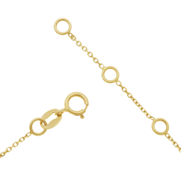 Bracelet en or jaune rhodié et diamants