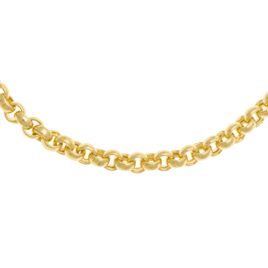 Bracelet en or jaune, maille jaseron