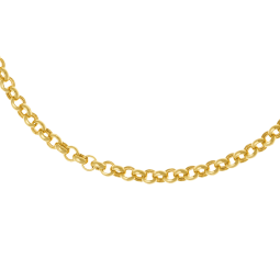 Bracelet en or jaune maille jaseron