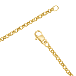 Bracelet en or jaune maille jaseron