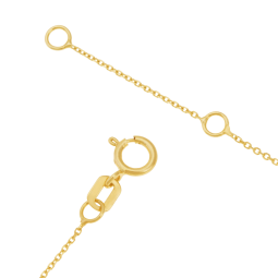 Bracelet en or jaune et oxydes de zirconium
