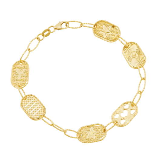 Bracelet en or jaune