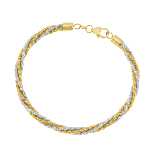 Bracelet en 2 ors