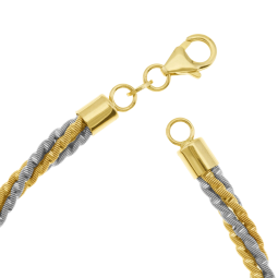 Bracelet en 2 ors