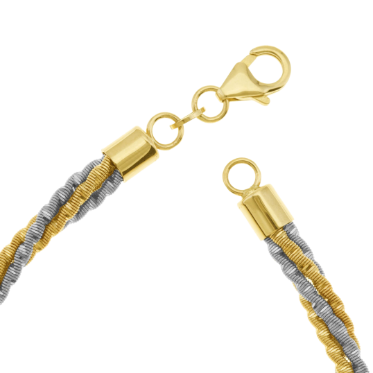 Bracelet en 2 ors