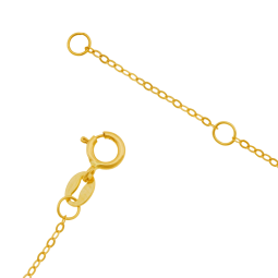 Bracelet en or jaune et oxydes de zirconium
