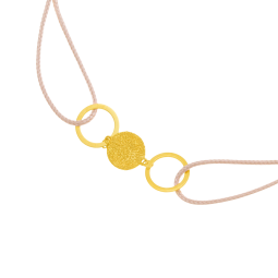 Bracelet cordon en or jaune