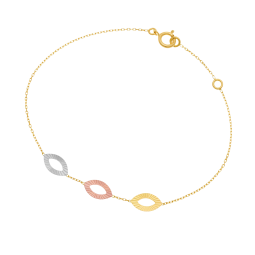 Bracelet en 3 ors