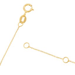 Bracelet en or jaune et laque pailletée 