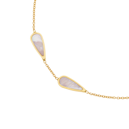 Bracelet en or jaune et nacre