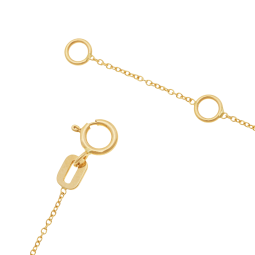 Bracelet en or jaune et nacre