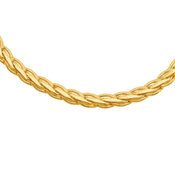Bracelet en or jaune, maille palmier 4mm
