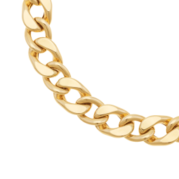 Bracelet maille gourmette en or jaune