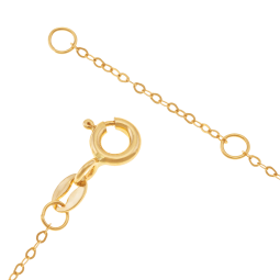 Bracelet en or jaune et oxydes de zirconium, clé