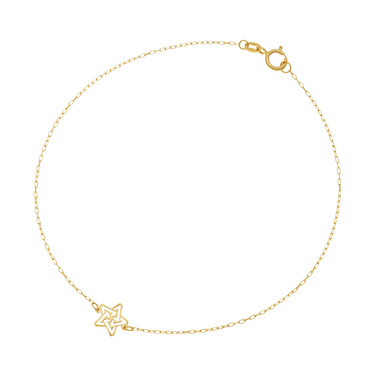 Bracelet en or jaune 