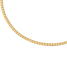 Bracelet en or jaune, maille gourmette