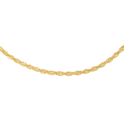 Bracelet en or jaune, maille singapour