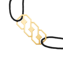 Bracelet cordon en or jaune 