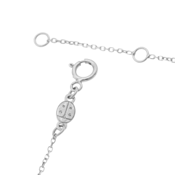 Bracelet en or gris et perles de culture