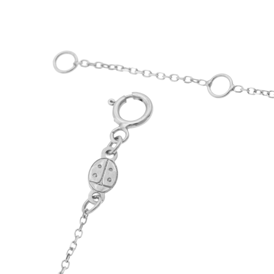 Bracelet en or gris et perles de culture