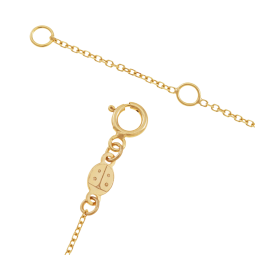 Bracelet en or jaune, coeur