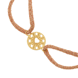 Bracelet cordon en or jaune 