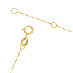 Bracelet en or jaune et laque, lapin