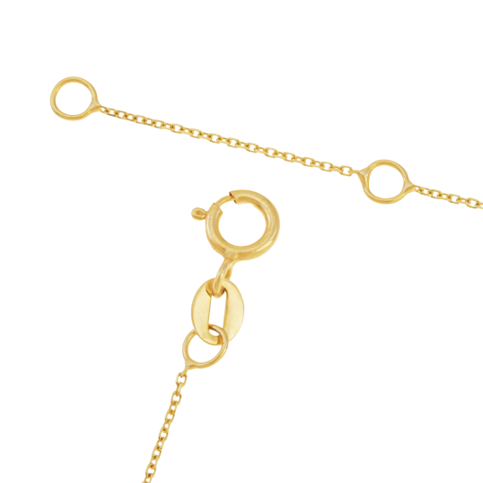 Bracelet en or jaune et laque