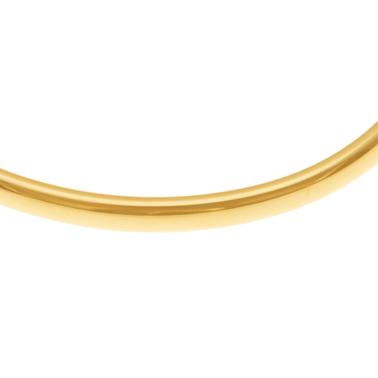 Bracelet jonc en or jaune 4 mm Bracelet jonc en or jaune 4 mm