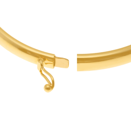 Bracelet jonc en or jaune 4 mm
