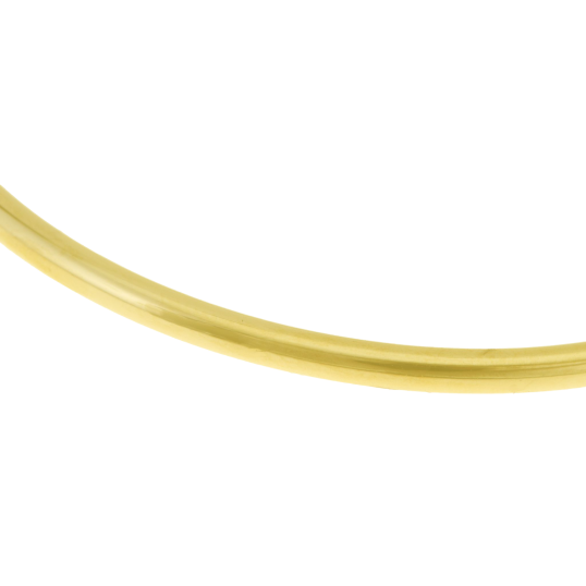 Bracelet jonc bebe or jaune flexible 2mm