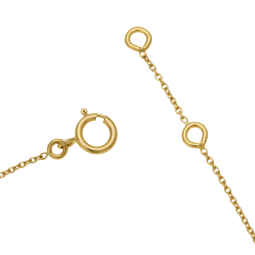 Bracelet identité en or jaune et laque, fée