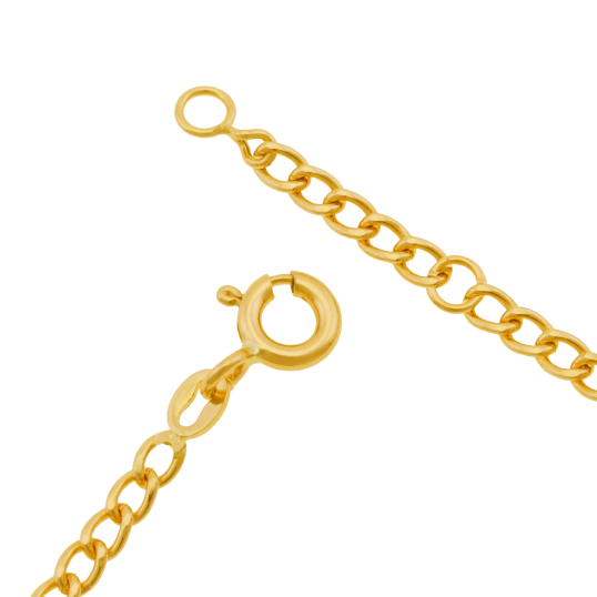 Bracelet identité en or jaune