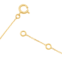 bracelet identité or jaune et laque, fraise