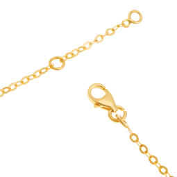 Bracelet identité en or jaune, ange