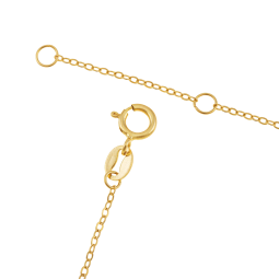 Bracelet identité en or jaune et laque, renard