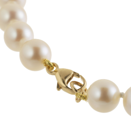 Bracelet en or jaune et perles de culture 6/6.5