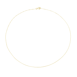 Chaîne en or jaune, maille forçat