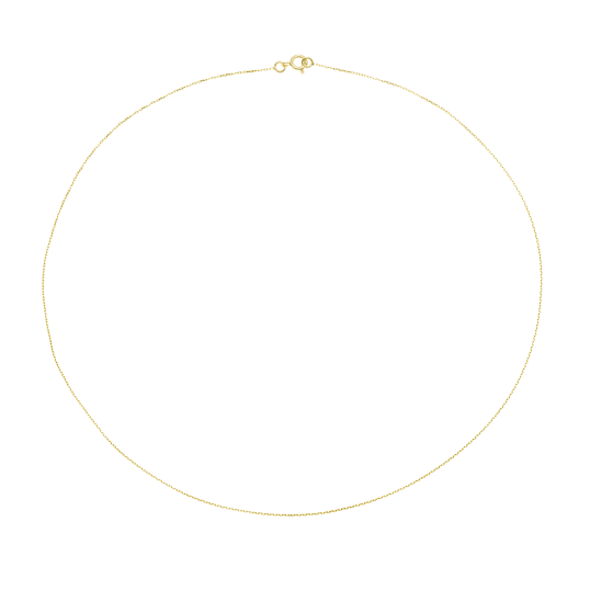 Chaîne en or jaune, maille forçat