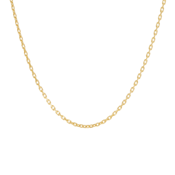 Chaîne en or jaune, maille forçat