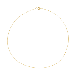 Chaîne en or jaune, maille forçat