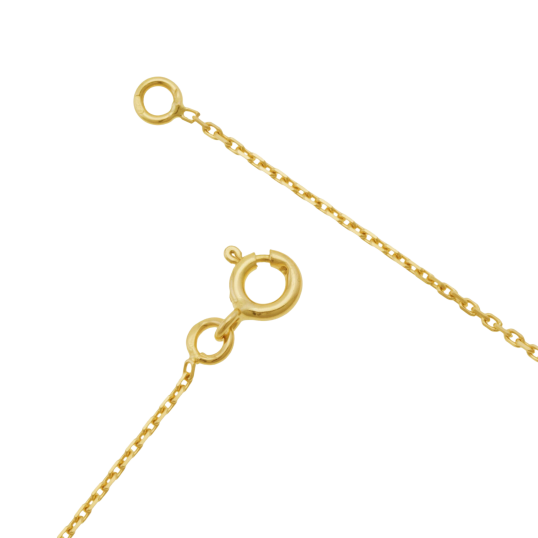 Chaîne en or jaune, maille forçat