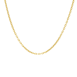 Chaîne en or jaune, maille forçat