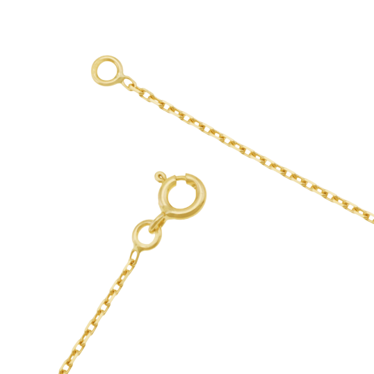Chaîne en or jaune, maille forçat