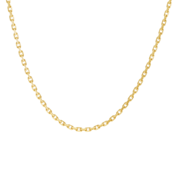 Chaîne en or jaune, maille forçat