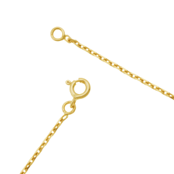 Chaîne en or jaune, maille forçat
