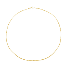 Chaîne en or jaune, maille forçat