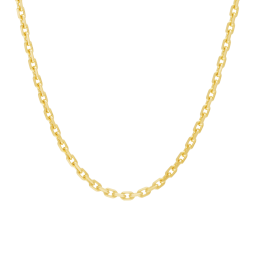 Chaîne en or jaune, maille forçat