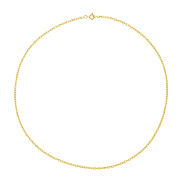 Chaîne en or jaune, maille forçat