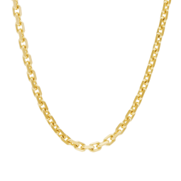 Chaîne en or jaune, maille forçat